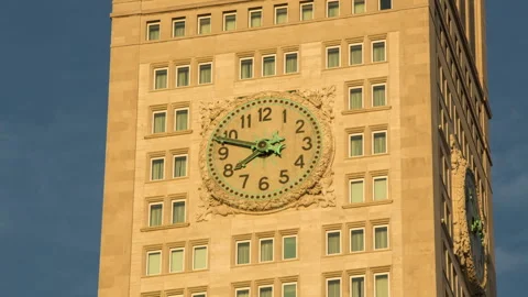 Madison Square Clock Tower Hyperlapse 스톡 동영상 310562170