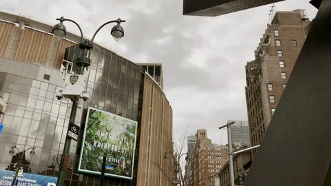 Madison Square Garden.
Motion time laps of stormy ominous clouds moving Video stock 104831175