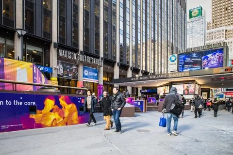 Madison square garden Stock Photos
