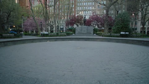 Madison Square Park Empty Stock Footage 130870995