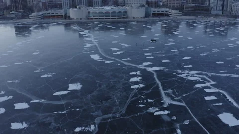 Madison Winter Evening 01 Video stock 321707123