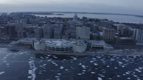 Madison Winter Evening 03 Video stock 321707113