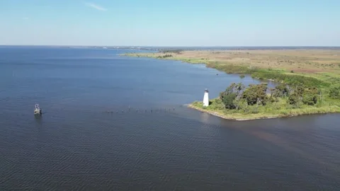 Madisonville Lighthouse Stock Footage 219225193