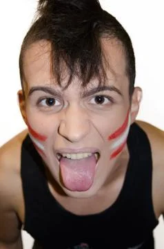 Madman Indian - zombies Stock Photos