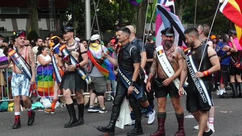 MADO Madrid Pride Parade Diversity Celebration Video stock 339249780
