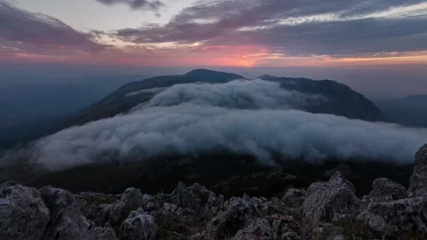 Madonie Sunset Stock Footage 163379304