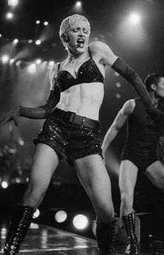 Madonna at M.S.G. Stock Photos