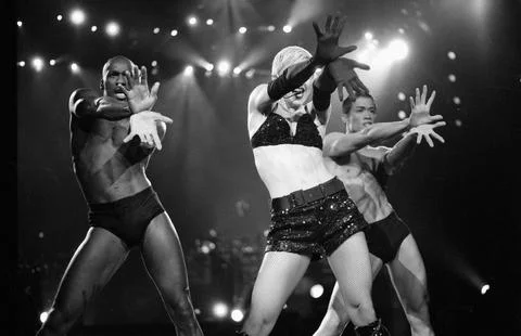 Madonna at M.S.G. Stock Photos