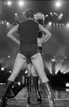 Madonna at M.S.G. Stock Photos