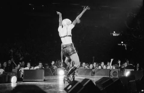 Madonna at M.S.G. Stock Photos