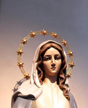 Madonna statue Stock Photos