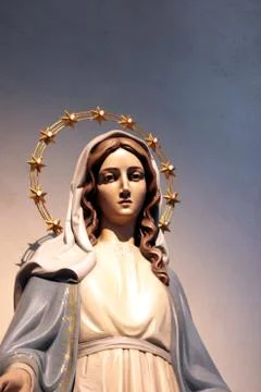 Madonna statue Stock Photos