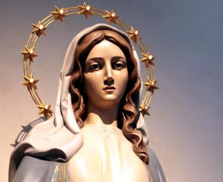Madonna statue Stock Photos