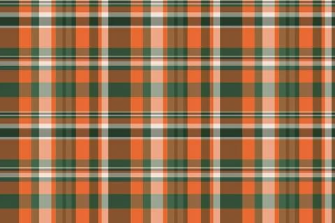 Madras fabric textile plaid, repeat pattern seamless vector. Basic backgrou.. Stock Illustration