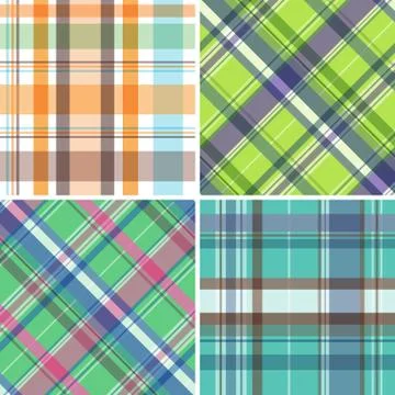 Madras pattern Stock Illustration