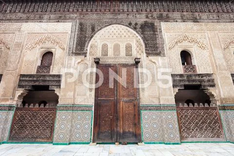 Madrasa Bou Inania Stock Photos