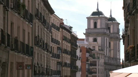Madrid Architecture Stock Footage 589834