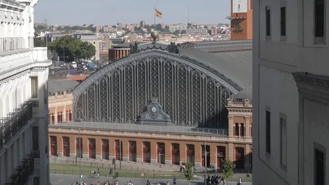 Madrid Atocha station Stock Footage 117504136