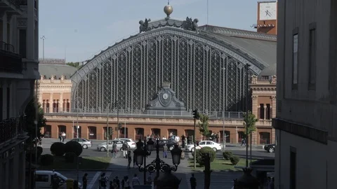 Madrid Atocha station Stock Footage 117504882