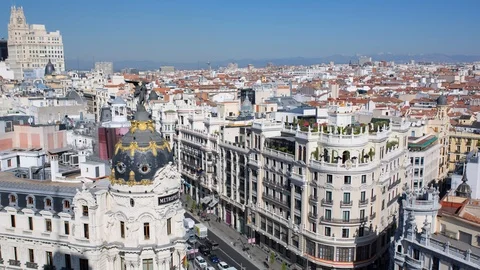 Madrid-azotea BBAA-3 Video stock 106235828