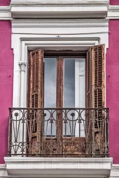 Madrid balcony Stock Photos