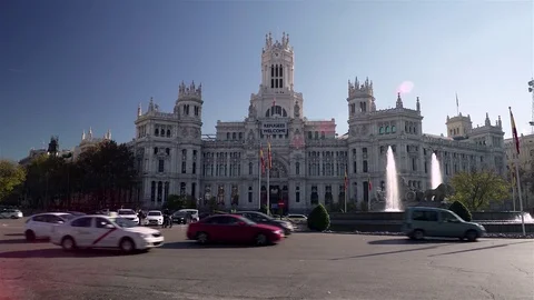 Madrid Cibeles Square Stock-Footage 71225174