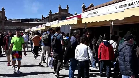 Madrid comic fair opens with more stands, expanded program, Madrid, ES - 29 Mar  Video stock 331702209