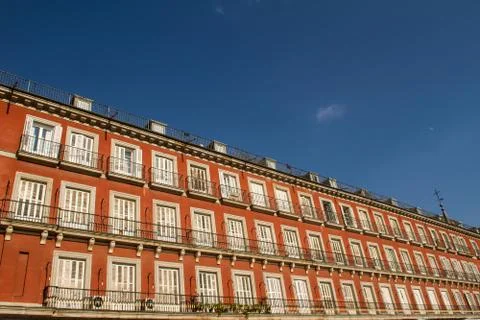 Madrid facades Stock Photos