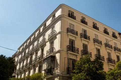 Madrid facades Stock Photos