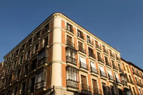 Madrid facades Stock Photos