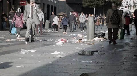 Madrid garbage Vidéo 33053343