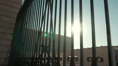 Madrid Gate Bars Stock Footage 232539314
