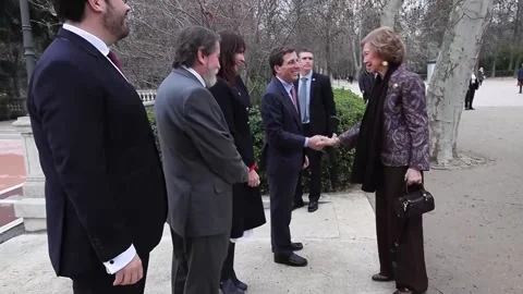 Madrid hosts Queen Sofia Prize for Painting and Sculpture gala, Madrid, ES - 18  Stock Footage 304414072
