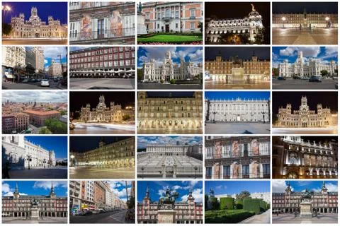 Madrid Ilustración de archivo