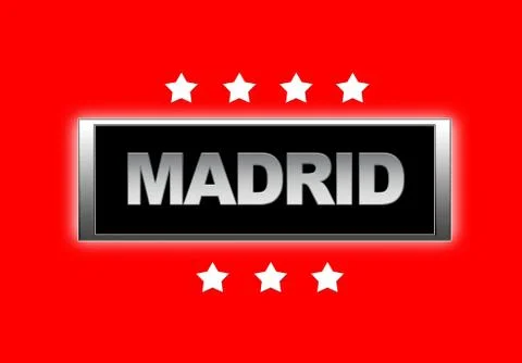 Madrid. Stock Illustration