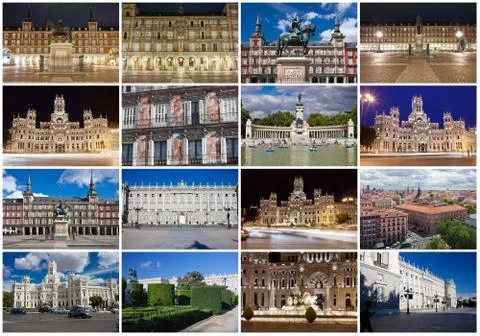 Madrid Ilustración de archivo