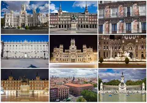 Madrid Ilustración de archivo