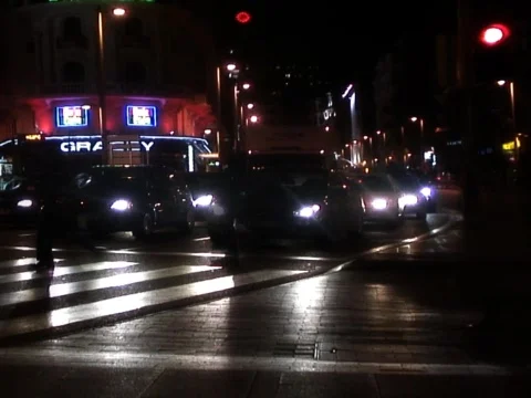 Madrid Night 1 Stock Footage 489937