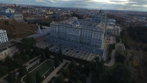 Madrid Royal Palace Stock Footage 121009843