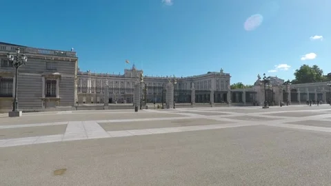 Madrid Royal Palace Stock Footage 147335333