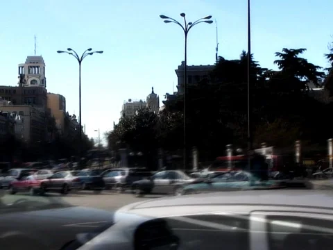Madrid Rush 1 Stock Footage 489939
