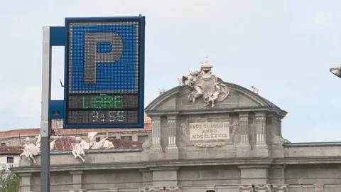 Madrid sees sharp temperature drop of up to 10 degrees, Madrid, ES - 12 Apr 2026 Stock Footage 332597066