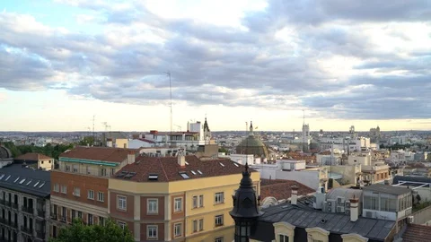Madrid Skyline 2 Video stock 111396398