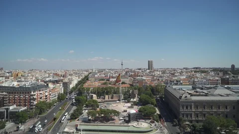 Madrid Skyline Video stock 111396348