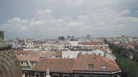 Madrid Skyline1 Video stock 111396365