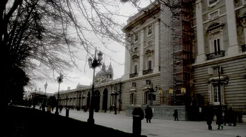  Madrid Spain, Palace 스톡 동영상 34447646