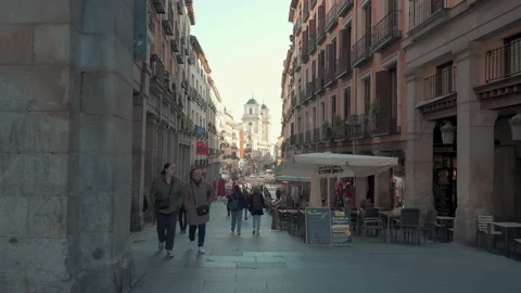 Madrid Street 2 Stock Footage 232539493