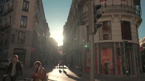 Madrid Street 3 Video stock 232539711