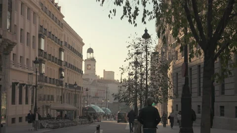 Madrid Street 4 Stock Footage 232539740