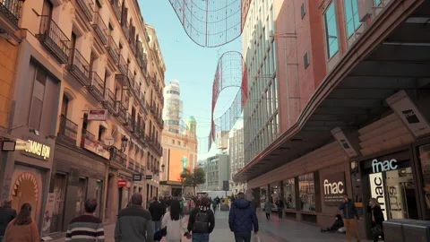 Madrid Street 4 Stock Footage 232539743